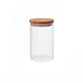 High quality Large Glass Storage Jars With bamboo Lid BJ-23A